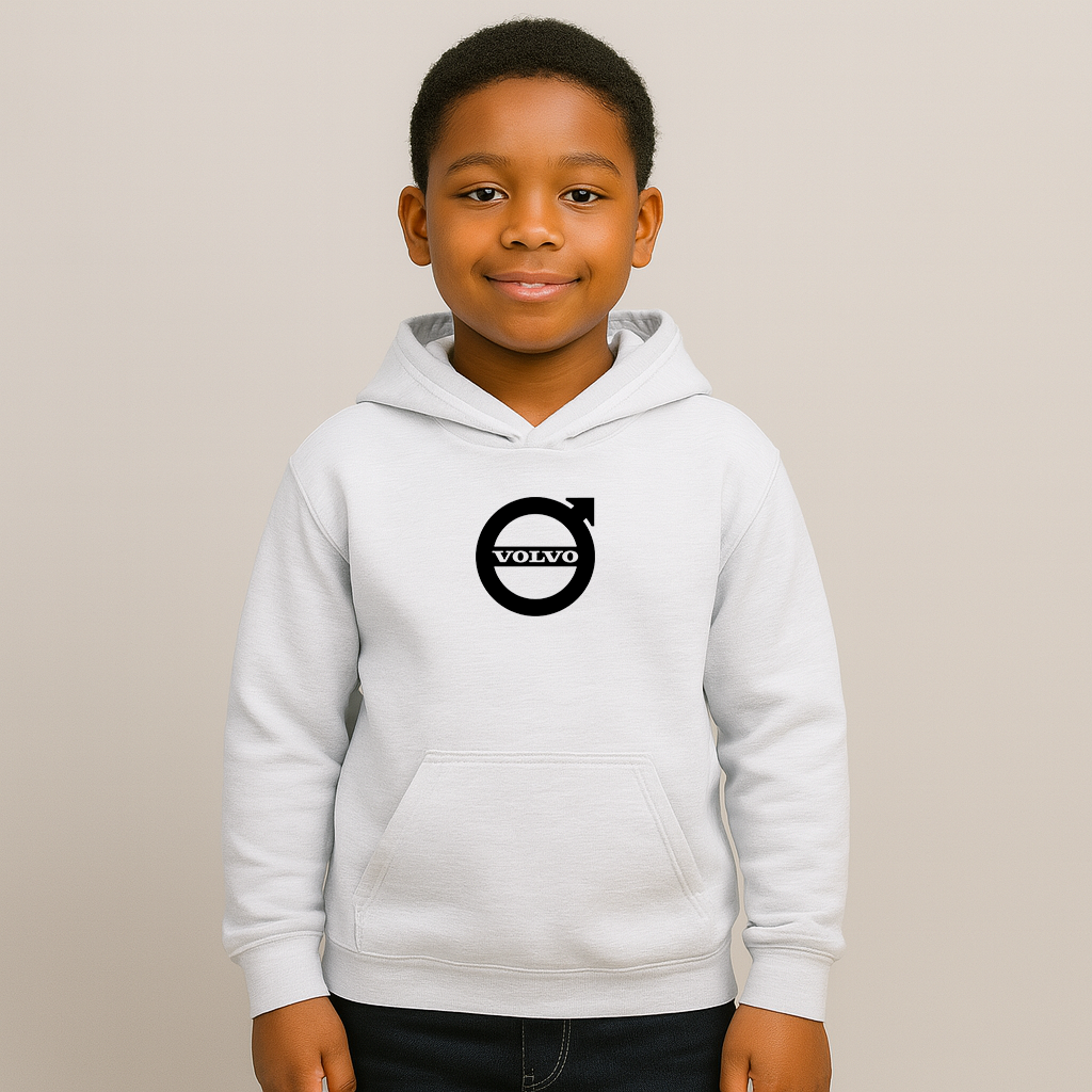 Youth Kids Volvo Car Pullover Hoodie